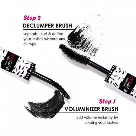 EyeBae 2 in 1 Voluminizing & Declumping Mascara